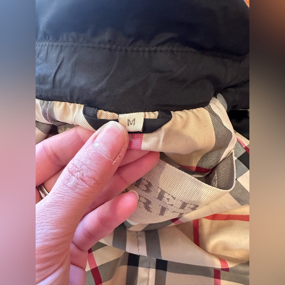 Burberry Brit Black Double-Breasted Coat - Picture 7 of 12